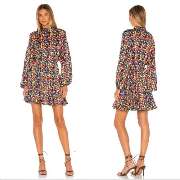Rhode Caroline Mini Dress in Micro Confetti Size XS